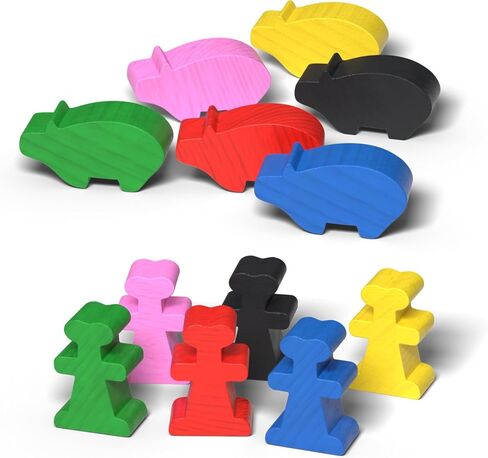 Hans Im Gluck Carcassonne Traders & Builders Board Game Expansion - Add Goods, Pigs & Builders to Enhance Strategy, Family Fun for Kids & Adults, Ages 8+, 2-5 Players, 45 Minute Playtime in Saudi Arabia