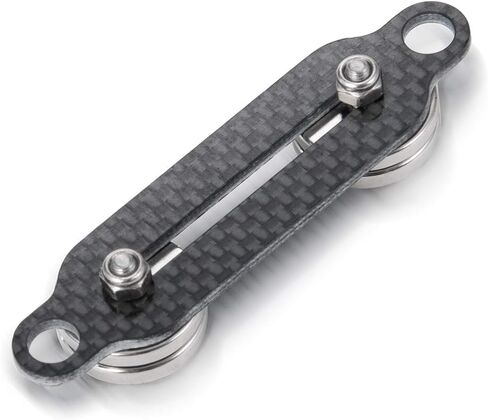 2PCS RC Car Shell Column Magnetic Stand Carbon Fiber Front and Rear Body Mounts Stealth with Magnet Invisible Body Post for 1:10 RC Crawler Car Axial SCX10 90028 90027 Upgrades in Saudi Arabia