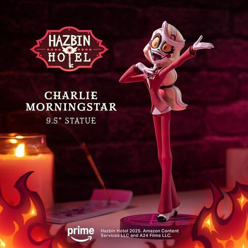 تمثال Numskull Hazbin Hotel Charlie Morningstar - شخصية رسمية قابلة للتجميع بلمسة نهائية لامعة - قطعة عرض 23.7 سم in Saudi Arabia