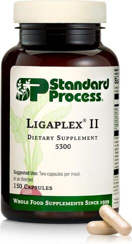 العملية القياسية Ligaplex II - مكمل RNA الغذائي الكامل ومكمل المنغنيز، ودعم العظام، وصحة العظام وقوة العظام مع الفوسفور، ولاكتات الكالسيوم، وجذور البنجر، والمزيد - 150 كبسولة in Saudi Arabia
