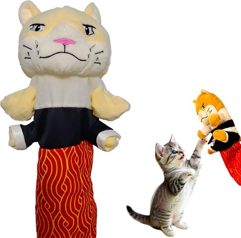 Cat Toys Interactive Puppet Glove,CatWrestling Glove with ProtectiveForearm Sleeve,Interactive HandPuppet Toy for Safe Play,Training,HandBiting and Play Boxing in Saudi Arabia