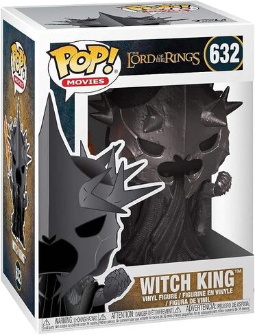 POP سيد الخواتم - ملك أنجمار الساحر [Ringwraiths] Funko Pop! مجسم من الفينيل (مرفق مع حافظة حماية Pop Box المتوافقة)، متعدد الألوان، 3.75 بوصة in Kuwait
