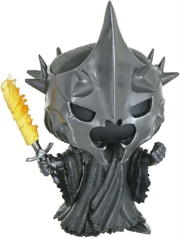 POP سيد الخواتم - ملك أنجمار الساحر [Ringwraiths] Funko Pop! مجسم من الفينيل (مرفق مع حافظة حماية Pop Box المتوافقة)، متعدد الألوان، 3.75 بوصة in Kuwait