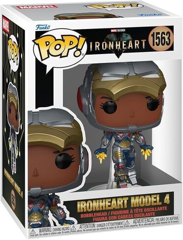 فانكو بوب! الفينيل: Ironheart - Ironheart Model 4 - شخصية الفينيل القابلة للتجميع - فكرة هدية - بضائع رسمية - ألعاب للأطفال والكبار - محبي الكتب المصورة - شخصية نموذجية لهواة الجمع والعرض in Kuwait