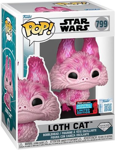 POP Star Wars Loth Cat Diamond Collection Funko Exclusive 2025 Fall Convention Limited Edition 799 (مع حماية بلاستيكية) in Kuwait