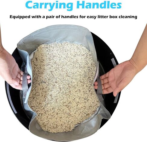 Cat Litter Box Liners for Hidden Plant Litter Box with Carrying Handles, Waterproof and Leak Proof (3 Pack) in Saudi Arabia