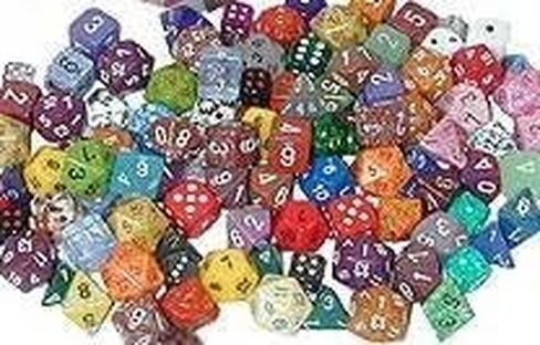 Chessex Dice: Twenty Sided Dice - D20 - Random Group of Twenty Sided Die (You Pick How Many You Want), 6 Dice in Saudi Arabia