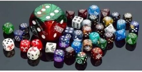 Chessex Dice: Twenty Sided Dice - D20 - Random Group of Twenty Sided Die (You Pick How Many You Want), 6 Dice in Saudi Arabia