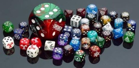 Chessex Dice: Twenty Sided Dice - D20 - Random Group of Twenty Sided Die (You Pick How Many You Want), 6 Dice in Saudi Arabia
