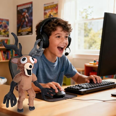 99 Nights Forest Plush, 15 Inch Deer Plush Toy, 99 Nights Monster Stuffed Animal for Video Game Fans in Saudi Arabia