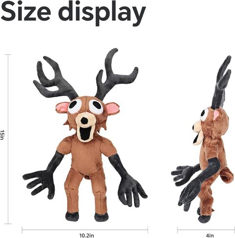 99 Nights Forest Plush, 15 Inch Deer Plush Toy, 99 Nights Monster Stuffed Animal for Video Game Fans in Saudi Arabia
