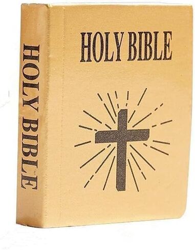 1Pc Mini Bible Pocket Book 1/12 Dollhouse Miniature Book Bookshelf Bedroom Library Accessories，Dollhouse Furniture, Dolls and Accessories,Bollhouse Bookshelf,Miniature Bible,Tiny Bible in Saudi Arabia