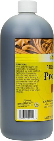 Fiebing's - Pro Dye 32 Oz Golden Brown - Professional Oil Dye for Dyeing Leather… in Saudi Arabia