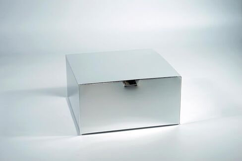 PandaPandaPPS Gift Boxes 25 pcs, 8"x8"x4", Metallic Silver Glossy and Mirror Finish, with Lids, Easy Assemble for Bridesmaid Proposal, Wedding, Party Favors and Festivals (Metallic Sliver, 8 * 8 * 4) in Saudi Arabia