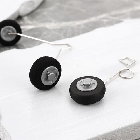 5 Pair Front and Rear RC Plane Wheels Compatible with Foam Fighter F22 Su27 HW33 Radio Remote Control Plane in Saudi Arabia