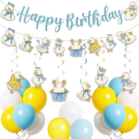 Camping Themed Birthday Party Decorations - Happy Birthday Banner with Garland, Camping Hanging Swirls Decor and Latex Balloons for Men Kids Boys Woodland or Adventure Party Supplies in Kuwait