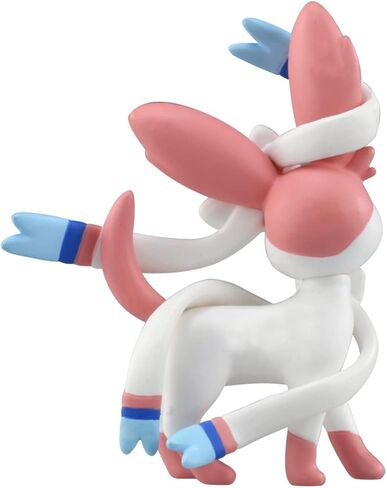 Takara Tomy Pokemon Moncolle Sylveon Pokemon Figure Toy 4 Years Old and Up Toy Safety Standard Passed ST Mark Certified Pokemon in Saudi Arabia
