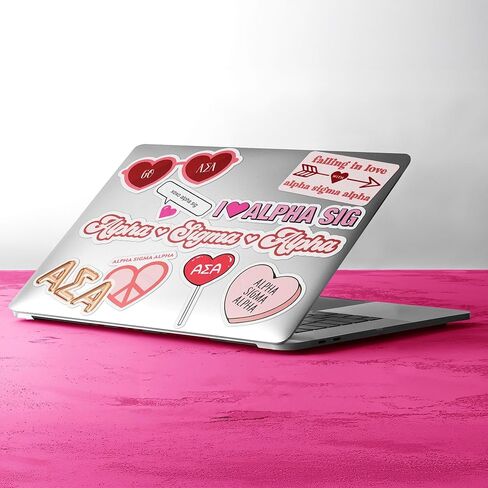 Alpha Sigma Alpha - Sticker Sheet - Love Theme in Saudi Arabia