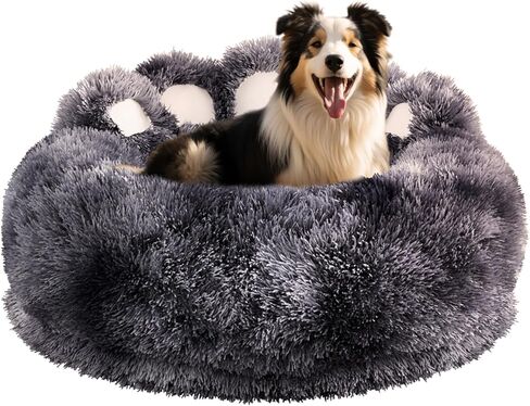 Cute Dog Bed Medium Size Dogs Beds Couch Pet Bed with Washable Removable Cover Egg Crate Foam Waterproof Orthopedic Dog Beds(Khaki,L) in Saudi Arabia