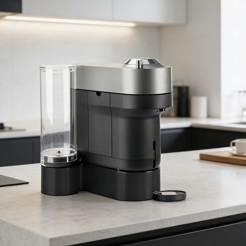 حامل Riser لـ Nespresso Vertuo Pop+، حامل ارتفاع 2.5 بوصة، قاعدة ماكينة قهوة مطبوعة ثلاثية الأبعاد، متوافق مع النماذج القياسية والفاخرة، يناسب أكواب YETI سعة 20 أونصة وأكواب Contigo سعة 16 أونصة (أسود) in Kuwait