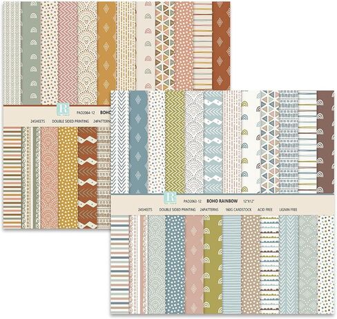 12x12 Scrapbook Paper Packs, 48 Sheets Double Sided Patterned Papers Spring Floral Decorative Craft Paper for Scrapbooking Junk Journals Greeting Cards Decoration (Spring) in Saudi Arabia