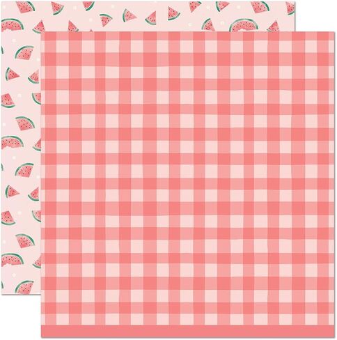 Lawn Fawn LF3147 One in A Melon 12X12 Patterned Paper (Pack of 12 Sheets) in Saudi Arabia