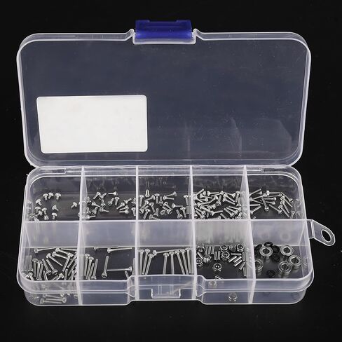 Stainless Steel Screws Set with Box for 1/24 RC Crawler Car Axial SCX24 AX24 Upgrade Part in Saudi Arabia