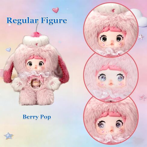 Nommi A bite of Sweetheart Series Blind Plush Box, 1PC (1 of 7 Possible Styles), 6 Regular Figure and 1 Hidden Figure, for 15 Years Old and Up Collection, (Pack of 1) in Saudi Arabia