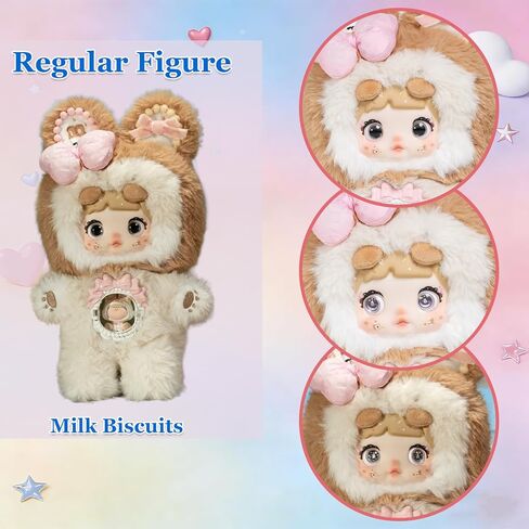 Nommi A bite of Sweetheart Series Blind Plush Box, 1PC (1 of 7 Possible Styles), 6 Regular Figure and 1 Hidden Figure, for 15 Years Old and Up Collection, (Pack of 1) in Saudi Arabia