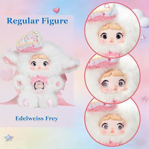 Nommi A bite of Sweetheart Series Blind Plush Box, 1PC (1 of 7 Possible Styles), 6 Regular Figure and 1 Hidden Figure, for 15 Years Old and Up Collection, (Pack of 1) in Saudi Arabia