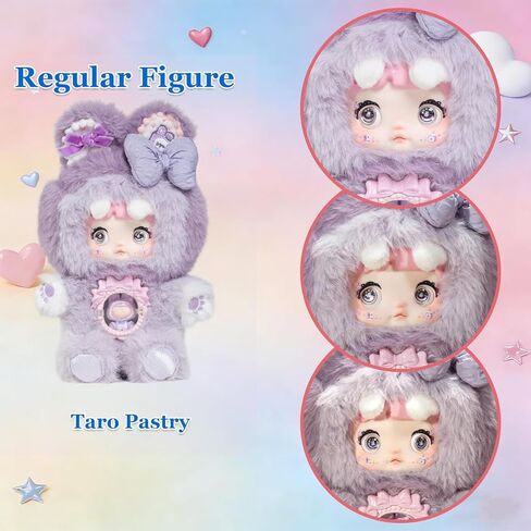 Nommi A bite of Sweetheart Series Blind Plush Box, 1PC (1 of 7 Possible Styles), 6 Regular Figure and 1 Hidden Figure, for 15 Years Old and Up Collection, (Pack of 1) in Saudi Arabia