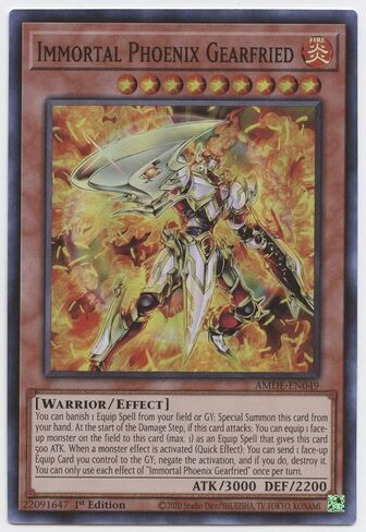 Immortal Phoenix Gearfried - AMDE-EN049 - نادر جدًا - الإصدار الأول in Kuwait