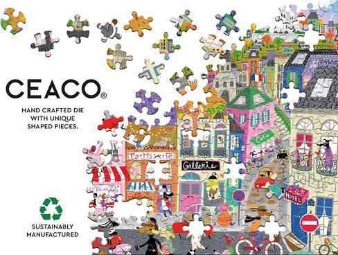 Ceaco - Chris Bigelow - Western Venue - 1000 Piece Jigsaw Puzzle - Relaxing and Fun Activity for Adults in Saudi Arabia