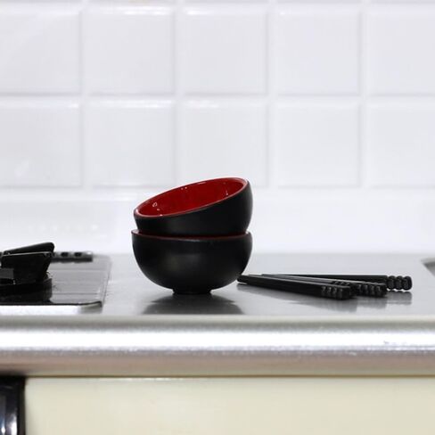 UPKOCH 1 12 Scale Miniature Dollhouse Tableware Set with 4 Alloy Mini Bowls and Chopstick Set Realistic Asian Dollhouse Accessories for Kitchen Decor and Photo Props in Saudi Arabia