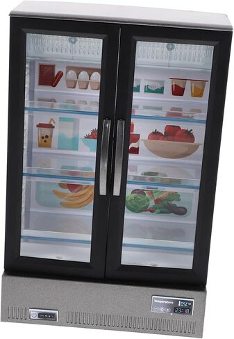 Miniature Doll House Refrigerator Model Realistic Fridge for Crafts Decor for Micro Landscapes Accessory for Miniature Scenes in Saudi Arabia