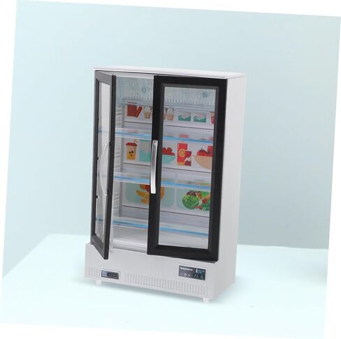 Miniature Doll House Refrigerator Model Realistic Fridge for Crafts Decor for Micro Landscapes Accessory for Miniature Scenes in Saudi Arabia