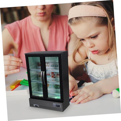 Miniature Doll House Refrigerator Model Realistic Fridge for Crafts Decor for Micro Landscapes Accessory for Miniature Scenes in Saudi Arabia
