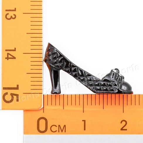 Odoria 1/12 Miniature High Heels Dollhouse Decoration Accessories, Black in Saudi Arabia