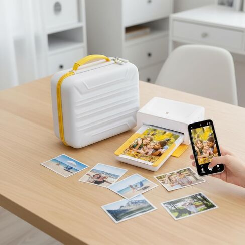 Case Compatible with Liene/Kodak Dock Plus 4x6"Portable Instant Photo Printer, Wi-Fi Picture Printer Hard Carrying Storage Holder Bag for iPhone, Android, Smartphone (Box Only) in Saudi Arabia