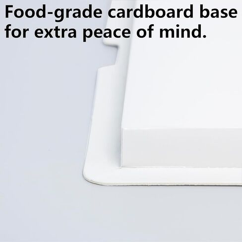 صندوق كيك شفاف، قطعتان من صندوق حامل الكيك الشفاف مع أغطية، علب تغليف كيك PET مقاس 6 بوصات مع بطاقة هدايا شريطية للمعجنات، علب هدايا شفافة لأعياد الميلاد وحفلات الزفاف والمهرجانات، أبيض. in Kuwait