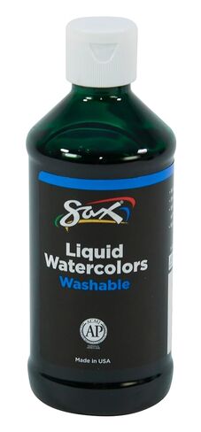 Sax True Color Concentrated Washable Liquid Watercolor - 8 Ounces - Green in Saudi Arabia