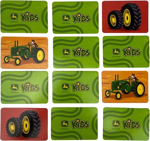 لعبة مطابقة الذاكرة للأطفال من Cottage Door Press John Deere - بطاقات مطابقة تعليمية ممتعة للمزرعة والجرارات للأطفال، نشاط لتطوير التركيز والذاكرة والتفكير النقدي in Saudi Arabia