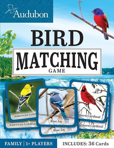 لعبة بطاقة مطابقة الصور Audubon مرخصة رسميًا من Masterpieces للأطفال والعائلات in Saudi Arabia