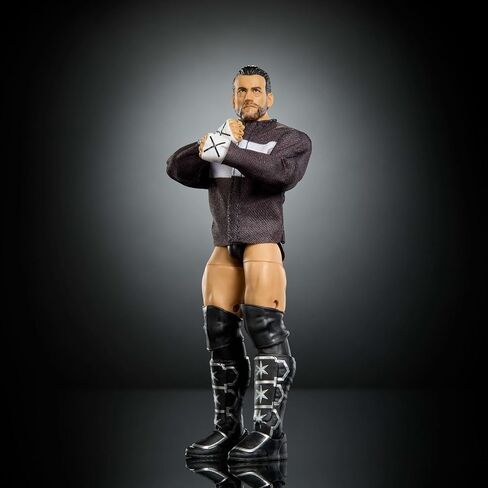 Mattel WWE Elite Action Figure & Accessories, Series #124 Set, 6-inch Collectible CM Punk with 25 Articulation Points & Swappable Hands in Saudi Arabia