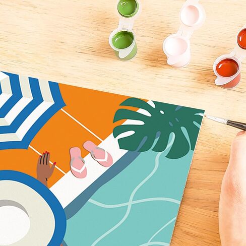 مجموعة الطلاء بالأرقام من Ravensburger Creart Pool Time للبالغين in Saudi Arabia