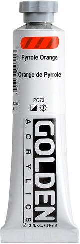Golden Heavy Body Acrylic Paint, 2 Ounce, Pyrrole Orange in Saudi Arabia