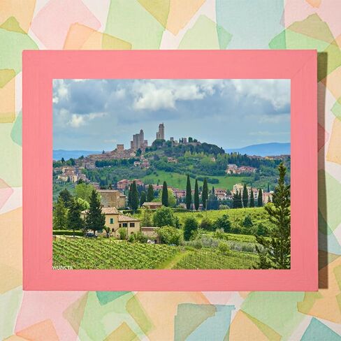 San Gimignano Tuscany Italian Countryside DIY Digital Oil Painting Set Acrylic Oil Painting Arts Craft Paint by Number Kits for Adult Beginner Wall Decor 16x20inch in Saudi Arabia