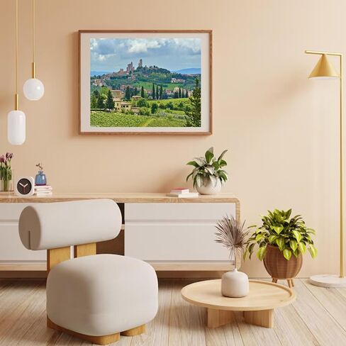 San Gimignano Tuscany Italian Countryside DIY Digital Oil Painting Set Acrylic Oil Painting Arts Craft Paint by Number Kits for Adult Beginner Wall Decor 16x20inch in Saudi Arabia