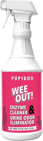 PUPIBOO Wee Out منظف إنزيم بول الحيوانات الأليفة ومزيل البقع والرائحة للسجاد والمفروشات والأرضيات in Kuwait