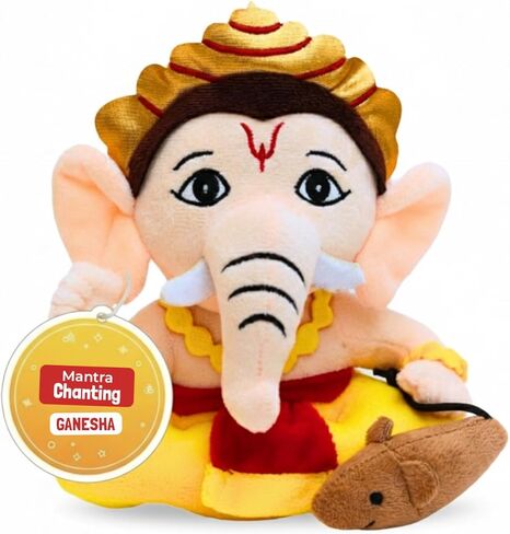 Panda's Box Mantra Chanting Baby Ganesha (Small - 20 CM) | Musical Soft Plush Toy | Best Gift for Infants, Toddlers & Babies in Saudi Arabia